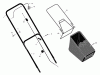 Murray 204211x92A - B&S/ 20" Walk-Behind Mower (2004) (Walmart) Ersatzteile Handle & Bag Assembly