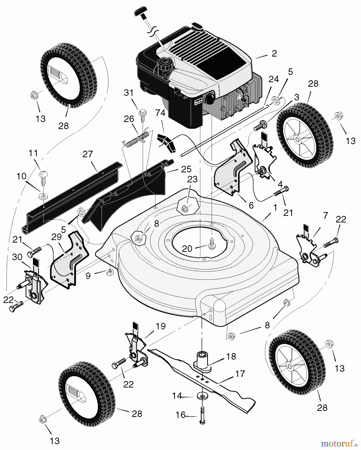 Murray Rasenmäher 204212x92B - B&S/Murray 20