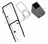 Murray 204230x192A - B&S/ 20" Walk-Behind Mower (2003) (Walmart) Ersatzteile Handle And Bag Assembly