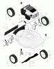 Murray 20425x92C - B&S/ 20" Walk-Behind Mower (2001) (Walmart) Ersatzteile Mower Housing Assembly