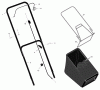 Murray 20455x30F - 20" Walk-Behind Mower (2004) Ersatzteile Handle & Bag Assembly