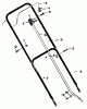 Murray 20455x7A - Scotts 20" Walk-Behind Mower (1997) (Home Depot) Ersatzteile Handle Assembly