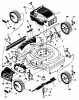 Murray 20455x7A - Scotts 20" Walk-Behind Mower (1997) (Home Depot) Ersatzteile Mower Housing Assembly