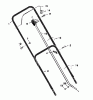Murray 20455x8A - Scotts 20" Walk-Behind Mower (1997) (Home Depot) Ersatzteile Handle Assembly