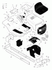 Murray 38515x83A - B&S/ 38" Lawn Tractor (1998) (Walmart) Ersatzteile Chassis & Hood