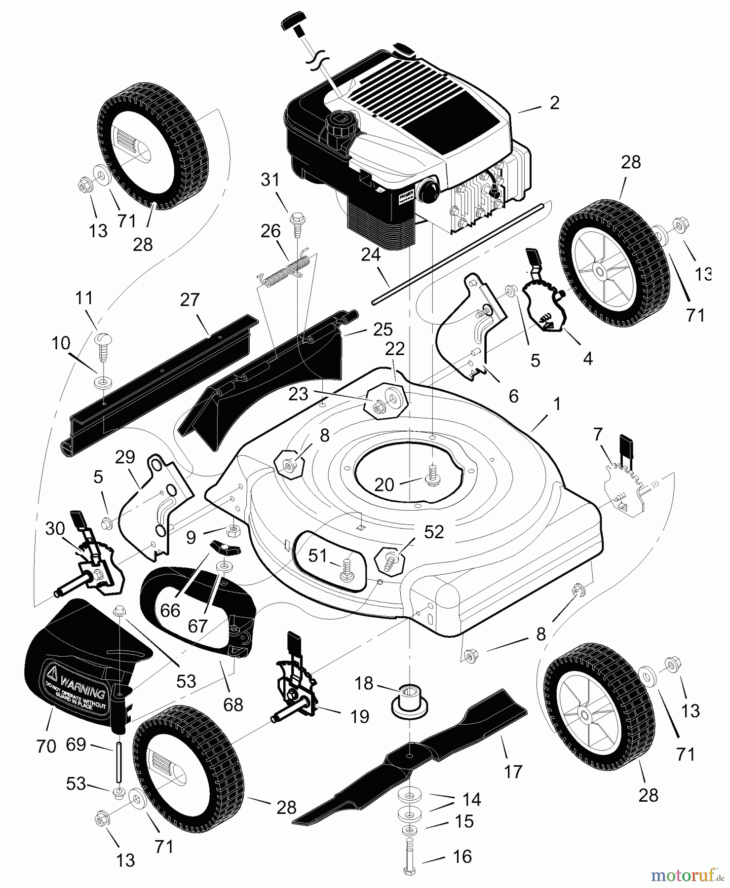  Murray Rasenmäher 20457x4A - Murray 20