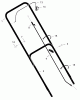 Murray 20465x8A - Scotts 20" Walk-Behind Mower (1999) (Home Depot) Ersatzteile Handle Assembly