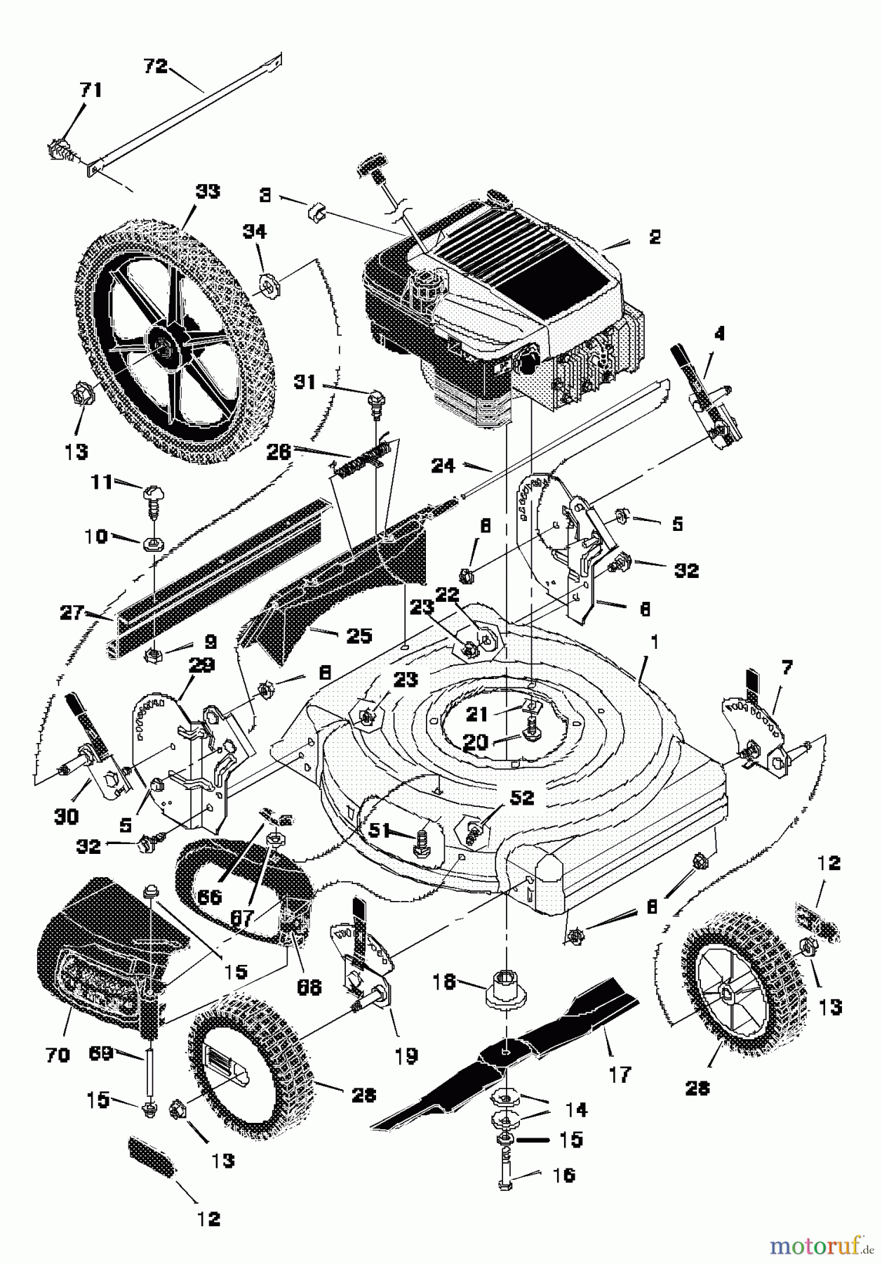  Murray Rasenmäher 20505x62B - B&S/Murray 20