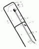 Murray 20505x8A - Scotts 20" Walk-Behind Mower (1997) (Home Depot) Ersatzteile Handle Assembly