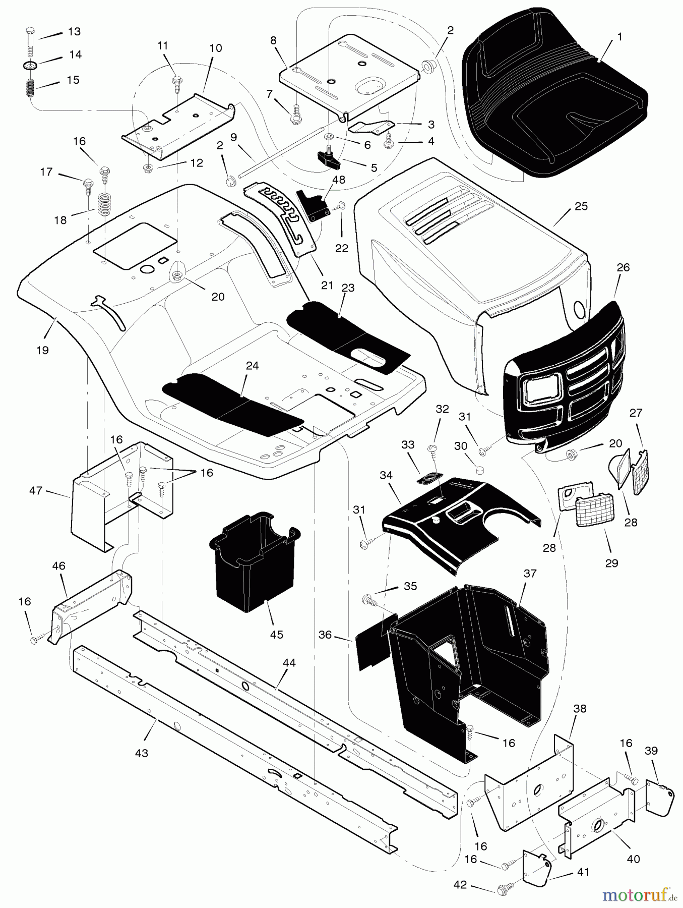 Murray Rasen- und Gartentraktoren 38515x92A - B&S/Murray 38
