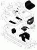 Murray 38515x92A - B&S/ 38" Lawn Tractor (1998) (Walmart) Ersatzteile Chassis & Hood