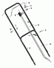 Murray 20507x4B - 20" Walk-Behind Mower (1997) Ersatzteile Handle Assembly