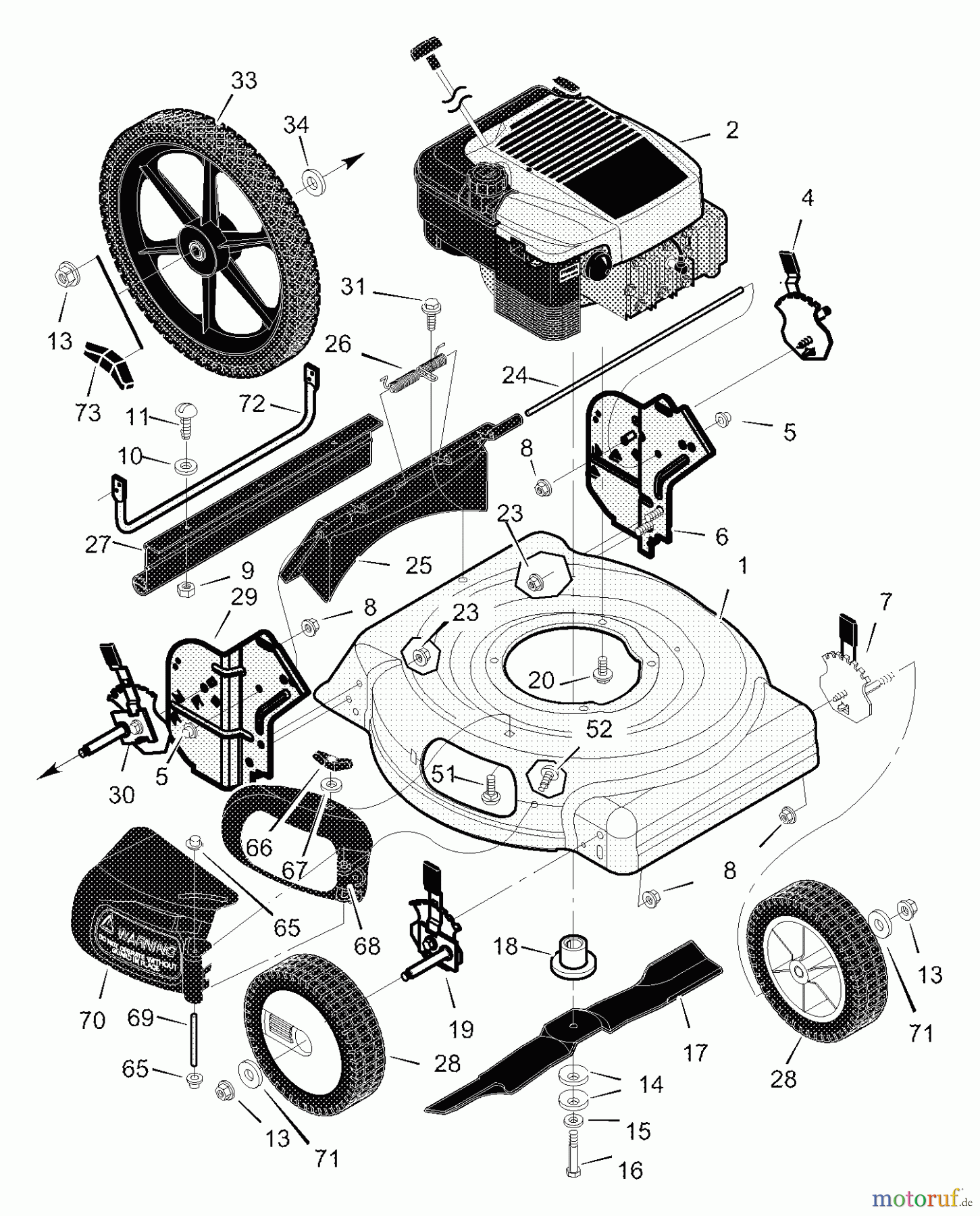  Murray Rasenmäher 20507x99B - B&S/Murray 20