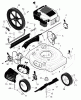 Murray 20515x8A - Scotts 20" Walk-Behind Mower (1999) (Home Depot) Ersatzteile Mower Housing Assembly