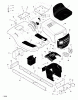 Murray 38515x92B - B&S/ 38" Lawn Tractor (1998) (Walmart) Ersatzteile Chassis & Hood