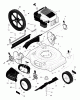 Murray 20556x31A - Scotts 20" Walk-Behind Mower (1998) (Home Depot) Ersatzteile Mower Housing Assembly