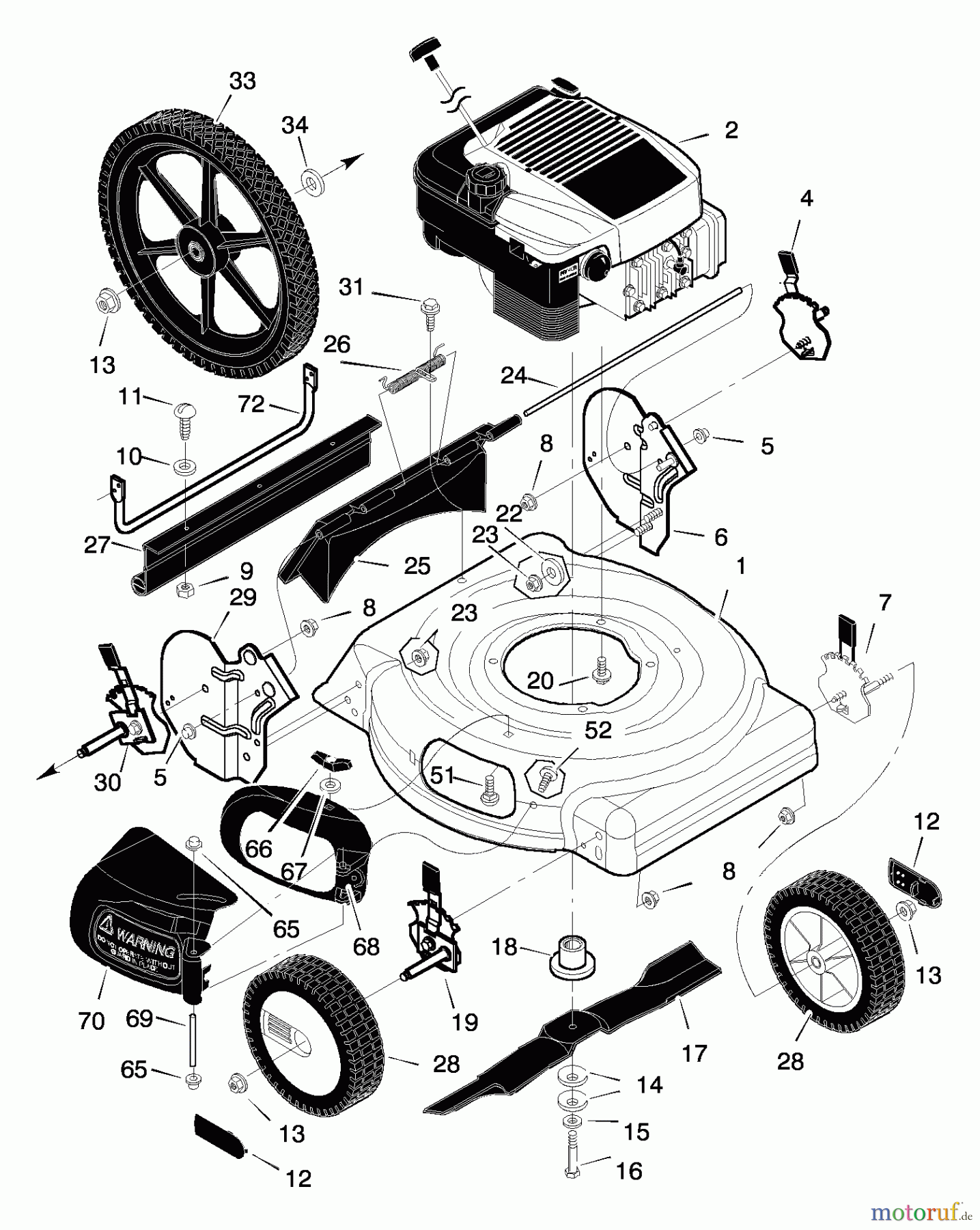  Murray Rasenmäher 20557A - Murray 20