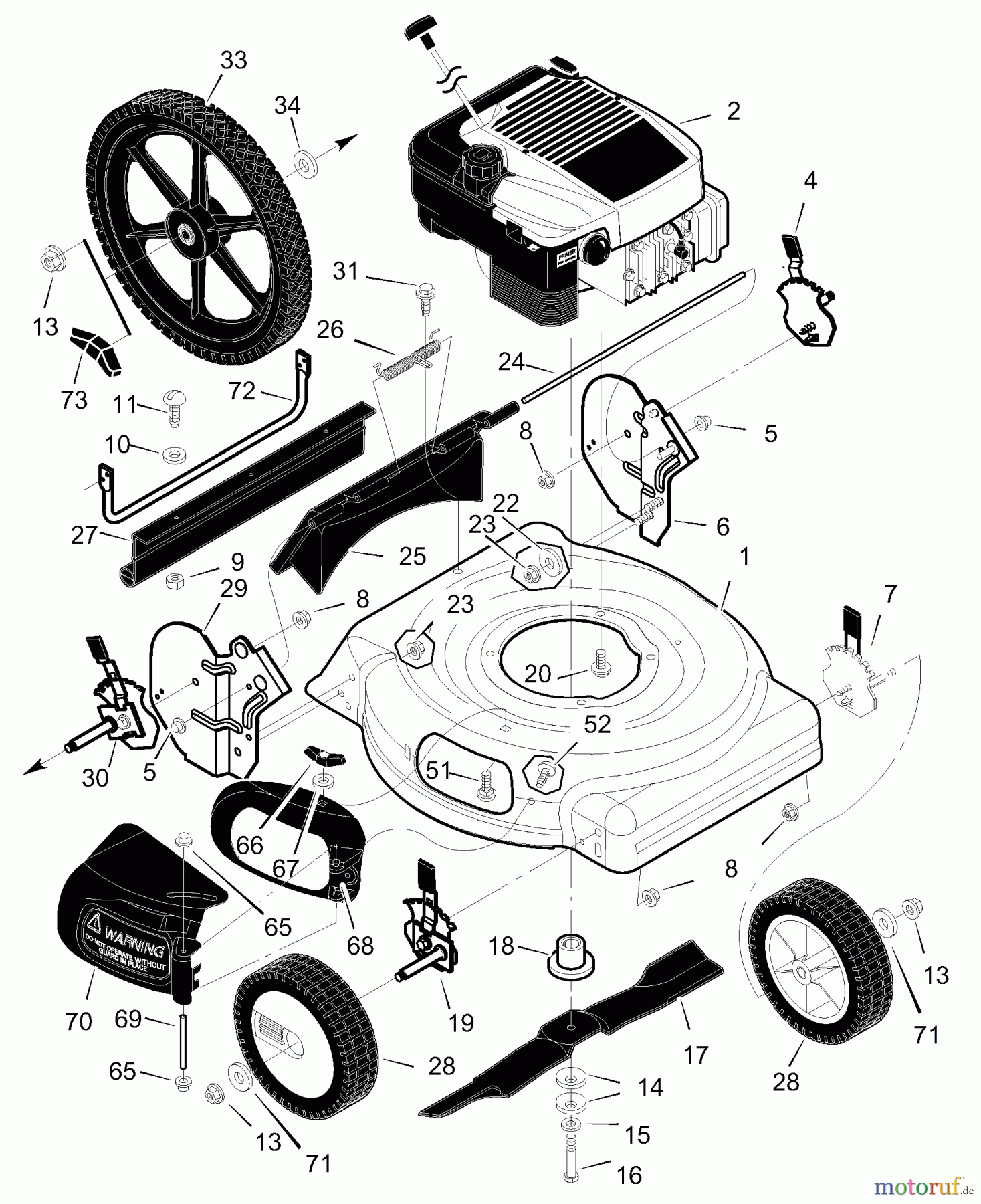  Murray Rasenmäher 20557x71A - B&S/Murray 20