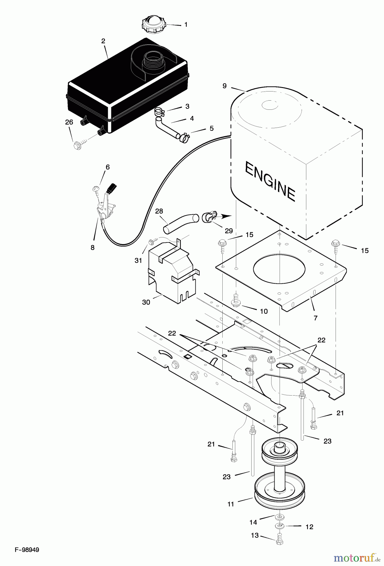 Murray Rasen- und Gartentraktoren 38515x92B - B&S/Murray 38