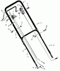 Murray 20605x7A - Scotts 20" Walk-Behind Mower (1997) (Home Depot) Ersatzteile Handle Assembly