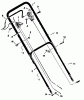 Murray 20605x8B - Scotts 20" Walk-Behind Mower (1997) (Home Depot) Ersatzteile Handle Assembly