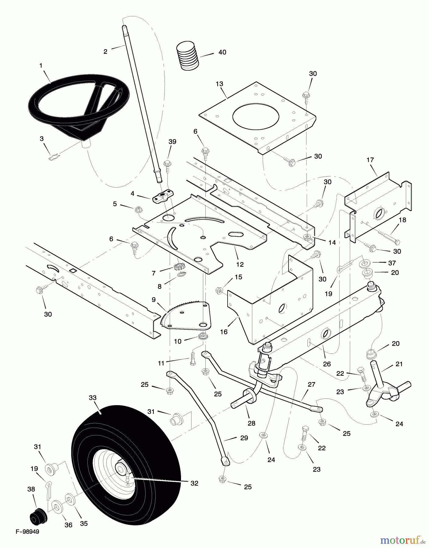 Murray Rasen- und Gartentraktoren 38515x92B - B&S/Murray 38