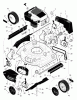 Murray 20606x30A - 20" Walk-Behind Mower (1999) Ersatzteile Mower Housing Assembly