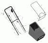 Murray 20606x30B - 20" Walk-Behind Mower (2000) Ersatzteile Handle & Bag Assembly