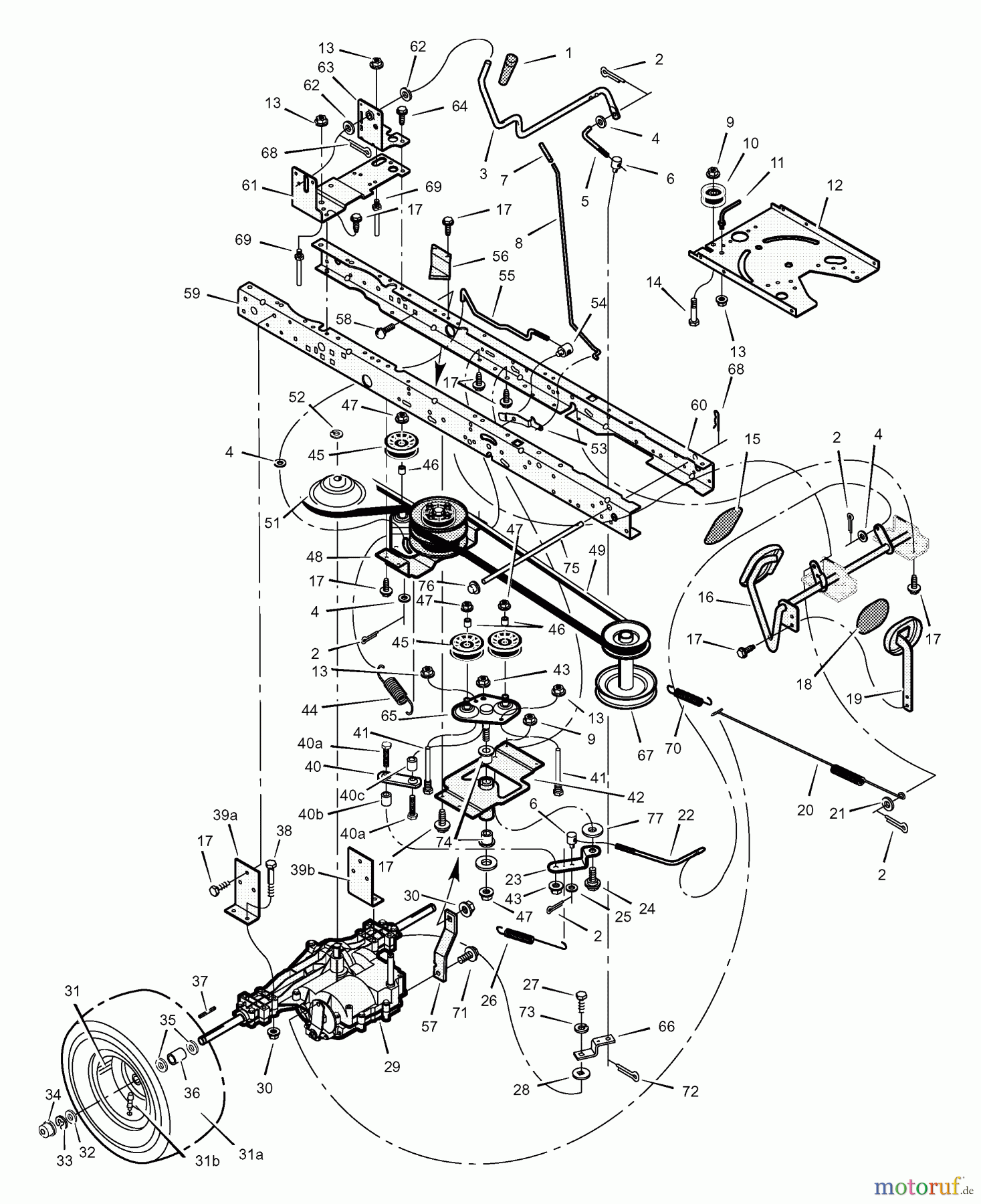 Murray Rasen- und Gartentraktoren 385300x30A - Murray 38