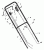 Murray 20607x4A - 20" Walk-Behind Mower (1997) Ersatzteile Handle Assembly