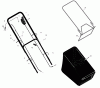 Murray 20607x30A - 20" Walk-Behind Mower (1999) Ersatzteile Handle And Bag Assembly