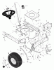 Murray 385300x30A - 38" Lawn Tractor (2003) Ersatzteile Steering