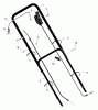 Murray 20607x6A - Ultra 20" Walk-Behind Mower (1998) Ersatzteile Handle Assembly