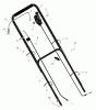 Murray 206230x99A - B&S/ 20" Walk-Behind Mower (2000) (AAFES) Ersatzteile Handle Assembly