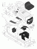 Murray 38560x181B - B&S/ 38" Lawn Tractor (2001) (Canada Power Tech Ltd) Ersatzteile Chassis & Hood