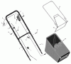 Murray 206311x92A - B&S/ 20" Walk-Behind Mower (2002) (Walmart) Ersatzteile Handle And Bag Assembly