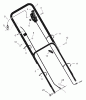 Murray 20645x192A - B&S/ 20" Walk-Behind Mower (2000) (Walmart) Ersatzteile Handle Assembly
