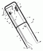 Murray 20645x8A - Scotts 20" Walk-Behind Mower (1997) (Home Depot) Ersatzteile Handle Assembly