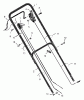 Murray 20645x8B - Scotts 20" Walk-Behind Mower (1997) (Home Depot) Ersatzteile Handle Assembly