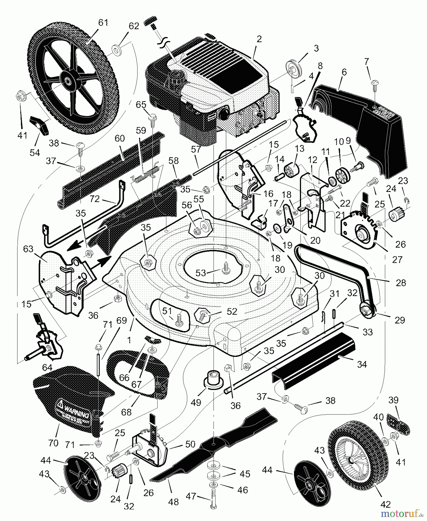Murray Rasenmäher 20645x92B - B&S/Murray 20