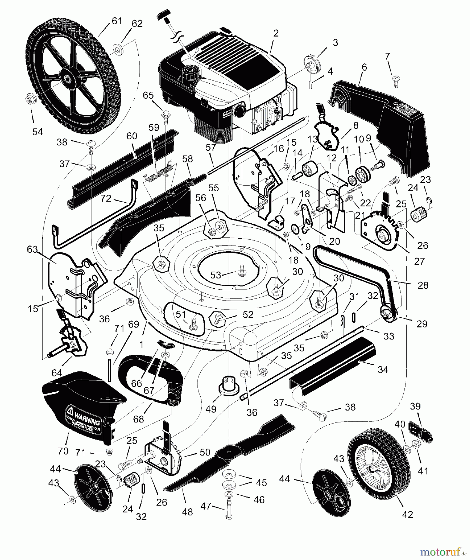  Murray Rasenmäher 20646x8A - Scotts 20