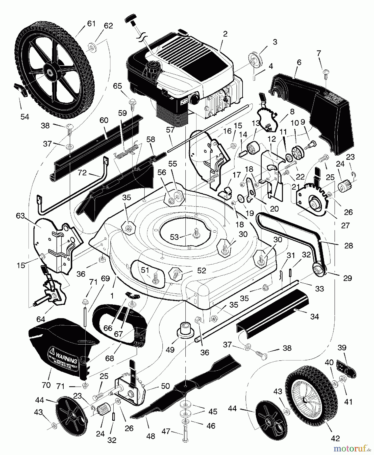  Murray Rasenmäher 20646x9B - B&S/Murray 20