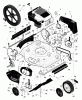 Murray 20646x9B - B&S/ 20" Walk-Behind Mower (1998) (Montgomery Wards) Ersatzteile Mower Housing Assembly