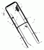 Murray 20647x89C - Yard King Performance 20" Walk-Behind Mower (2000) Ersatzteile Handle Assembly