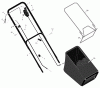 Murray 206510x31A - Scotts 20" Walk-Behind Mower (2005) (Home Depot) Ersatzteile Handle & Bag Assembly