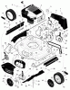 Murray 20656x8A - Scotts 20" Walk-Behind Mower (1998) (Home Depot) Ersatzteile Handle Assembly