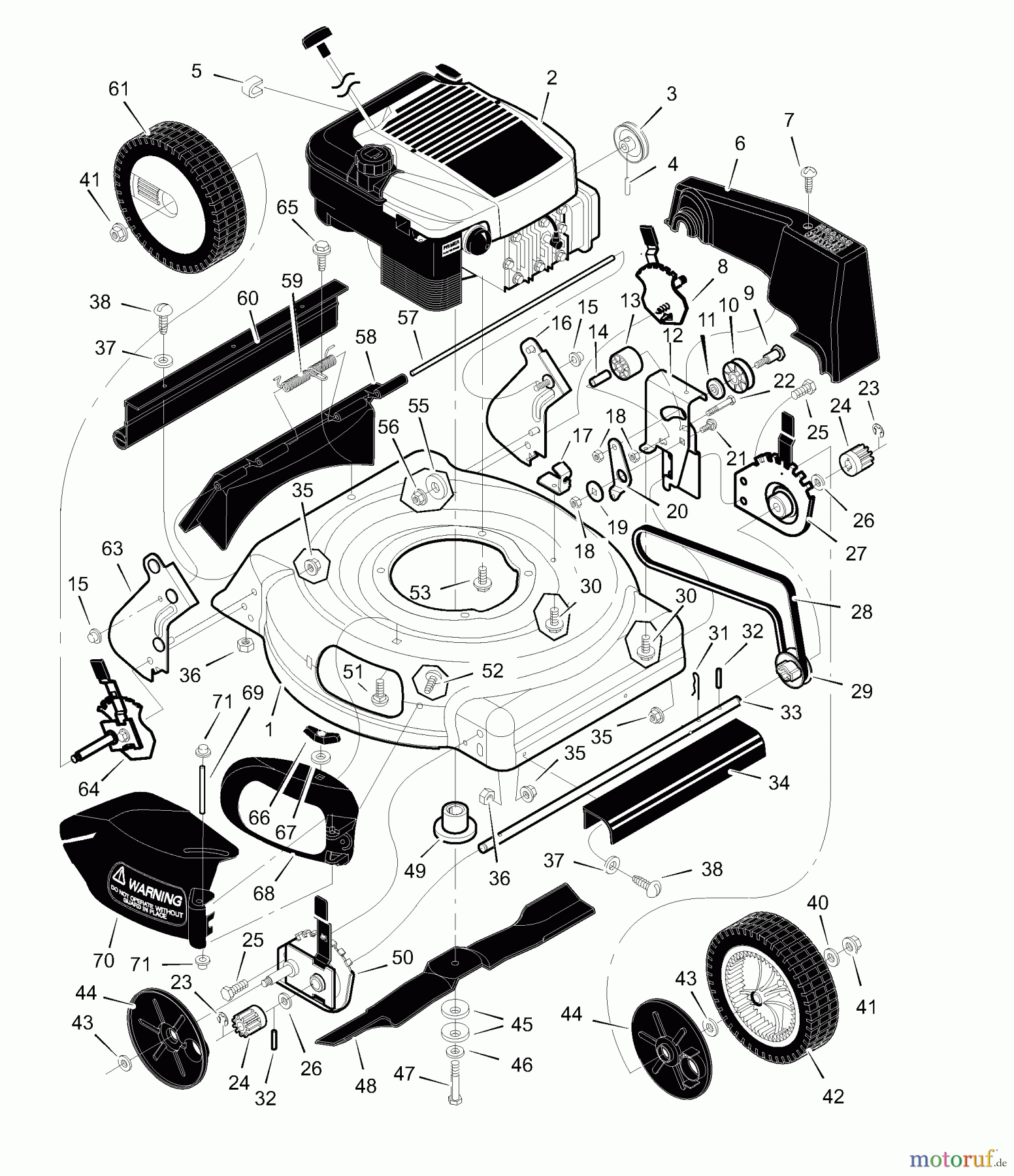 Murray Rasenmäher 20665x8A - Scotts 20