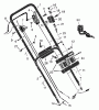 Murray 20705x192A - B&S/ 20" Walk-Behind Mower (1997) (Walmart) Ersatzteile Handle Assembly