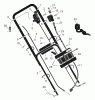 Murray 20706x6B - Ultra 20" Walk-Behind Mower (2000) Ersatzteile Handle Assembly