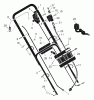 Murray 20706x6C - Ultra 20" Walk-Behind Mower (2000) Ersatzteile Handle Assembly